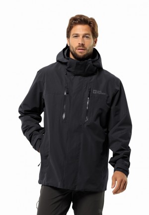 Vestes De Pluie Jack Wolfskin Jasper 2l Homme Noir | 29801319