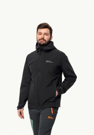 Vestes De Pluie Jack Wolfskin Robury 2l Homme Noir | 18239359