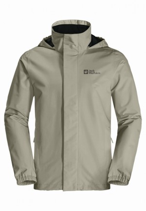 Vestes De Pluie Jack Wolfskin Stormy Point 2l Homme Grise | 60712275