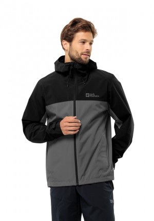 Vestes De Pluie Jack Wolfskin Weiltal 2l Homme Noir | 83466458