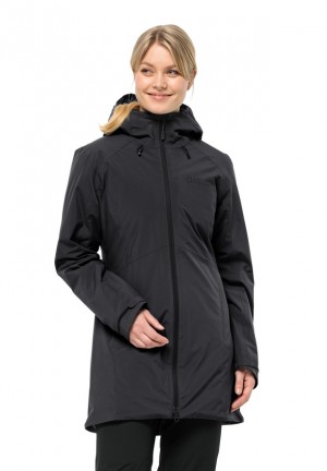Vestes D'hiver Jack Wolfskin Heidelstein Ins Femme Noir | 83723406