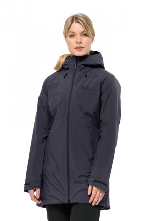 Vestes D'hiver Jack Wolfskin Heidelstein Ins Femme Noir | 87298028