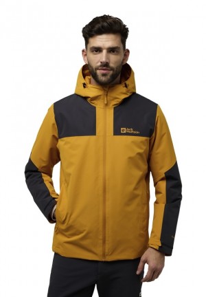 Vestes D'hiver Jack Wolfskin Jasper Ins Homme Jaune | 77375245