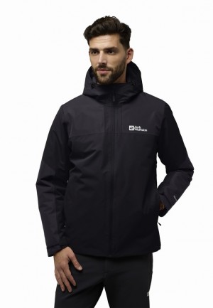 Vestes D'hiver Jack Wolfskin Jasper Ins Homme Noir | 72952230