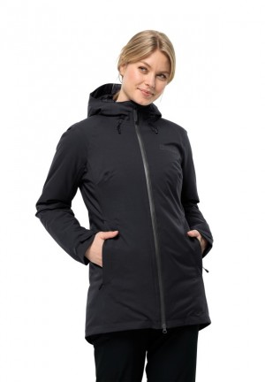 Vestes D'hiver Jack Wolfskin Stirnberg Ins Femme Noir | 23355975