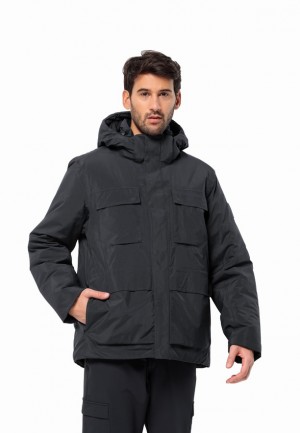 Vestes D'hiver Jack Wolfskin Textor Utility Homme Noir | 83700495