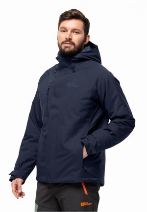 Vestes D'hiver Jack Wolfskin Troposphere Ins Homme Bleu Marine | 97967885
