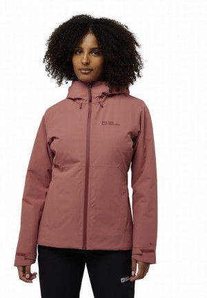 Vestes D'hiver Jack Wolfskin Wisper Ins Femme Rouge | 18219855