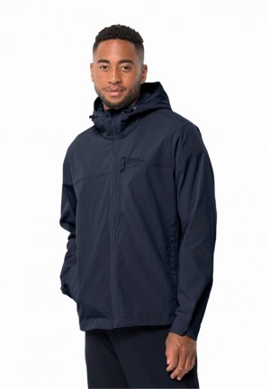 Vestes Jack Wolfskin Desert Wind Homme Bleu Marine | 93098824