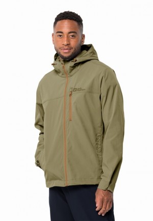 Vestes Jack Wolfskin Desert Wind Homme Vert Olive | 73676849