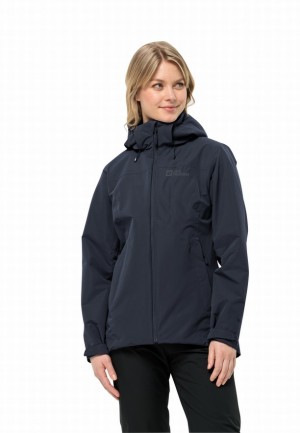 Vestes Jack Wolfskin Fernblick 2l Femme Bleu Marine | 15923519