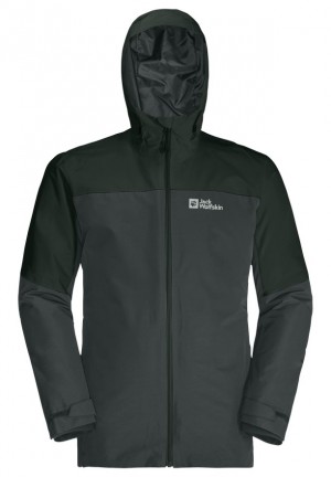 Vestes Jack Wolfskin Glaabach 3in1 Homme Vert | 43815888