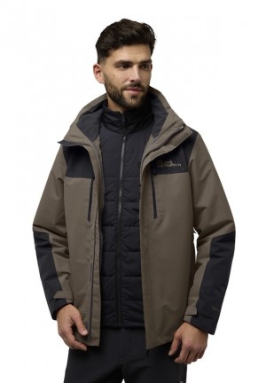 Vestes Jack Wolfskin Jasper 3in1 Homme Cafe | 35989572
