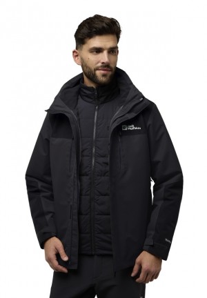 Vestes Jack Wolfskin Jasper 3in1 Homme Noir | 72029582