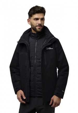 Vestes Jack Wolfskin Jasper 3in1 Homme Noir | 22335011
