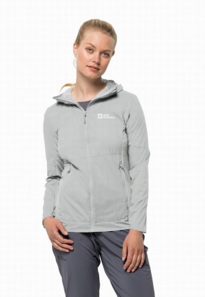 Vestes Jack Wolfskin Prelight Alpha Femme Grise | 80716661