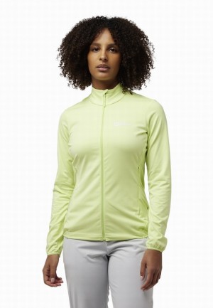Vestes Jack Wolfskin Prelight Trail Fz Femme Jaune | 87172122