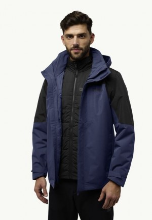 Vestes Jack Wolfskin Romberg 3in1 Homme Bleu Marine | 46809384