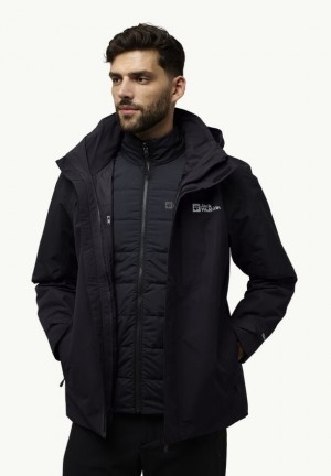 Vestes Jack Wolfskin Romberg 3in1 Homme Noir | 32906351