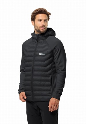 Vestes Jack Wolfskin Routeburn Pro Hybrid Homme Noir | 82619479