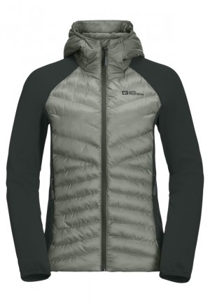 Vestes Jack Wolfskin Routeburn Pro Hybrid Femme Grise | 77580208