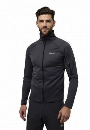 Vestes Polaires Jack Wolfskin Alpgrat Fz Homme Noir | 65292947