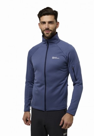 Vestes Polaires Jack Wolfskin Alpgrat Fz Homme Bleu Marine | 52399266