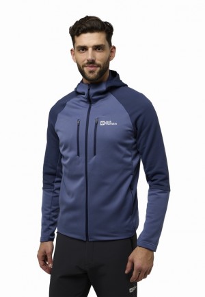 Vestes Polaires Jack Wolfskin Alpgrat Xt Homme Bleu Marine | 94944155