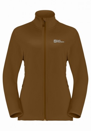 Vestes Polaires Jack Wolfskin Baiselberg Fz Homme Marron | 70807591