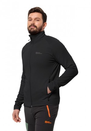Vestes Polaires Jack Wolfskin Baiselberg Fz Homme Noir | 90922287