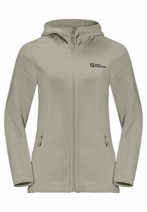 Vestes Polaires Jack Wolfskin Baiselberg Hooded Fz Femme Grise | 71245794