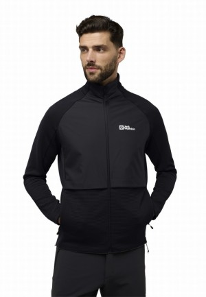 Vestes Polaires Jack Wolfskin Dormer Homme Noir | 10576518