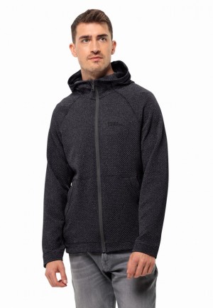 Vestes Polaires Jack Wolfskin Fernweh Hooded Homme Noir | 60469717