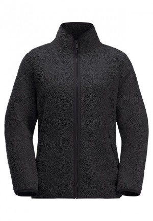 Vestes Polaires Jack Wolfskin High Curl Femme Noir | 40657390