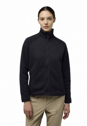 Vestes Polaires Jack Wolfskin Kaminfeuer Femme Noir | 74530642