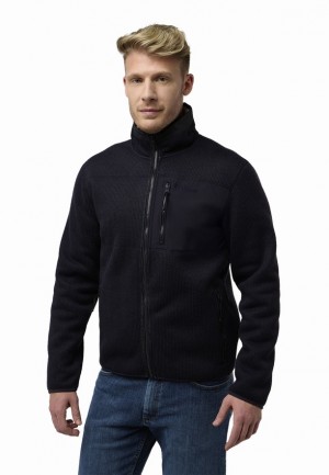 Vestes Polaires Jack Wolfskin Kaminfeuer Homme Bleu Marine | 79492026