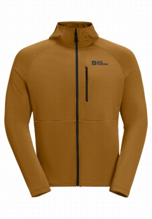 Vestes Polaires Jack Wolfskin Kolbenberg Hooded Fz Homme Jaune | 90019652
