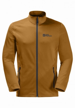 Vestes Polaires Jack Wolfskin Kolbenberg Fz Homme Jaune | 52926174