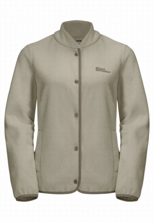Vestes Polaires Jack Wolfskin Light Curl Femme Grise | 35549629