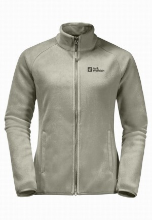Vestes Polaires Jack Wolfskin Moonrise Fz Femme Grise | 62792024