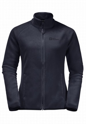 Vestes Polaires Jack Wolfskin Moonrise Fz Femme Bleu Marine | 40360857