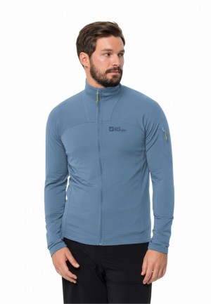 Vestes Polaires Jack Wolfskin Prelight Fz Homme Bleu | 22144748