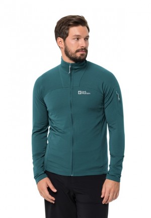 Vestes Polaires Jack Wolfskin Prelight Fz Homme Turquoise | 82382908