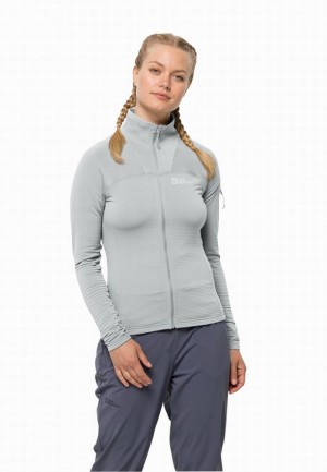 Vestes Polaires Jack Wolfskin Prelight Fz Femme Grise | 13545198