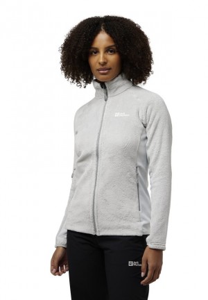 Vestes Polaires Jack Wolfskin Rotwand Fz Femme Grise | 14939229