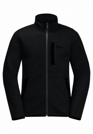 Vestes Polaires Jack Wolfskin Tannenspur Hooded Homme Noir | 36979673