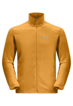 Vestes Polaires Jack Wolfskin Taunus Fz Homme Jaune | 42632755