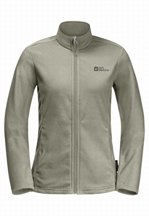 Vestes Polaires Jack Wolfskin Taunus Fz Femme Grise | 65736223