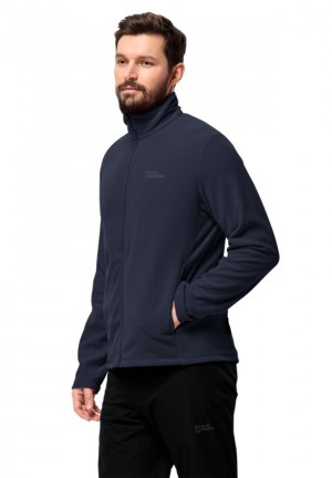 Vestes Polaires Jack Wolfskin Taunus Fz Homme Bleu Marine | 51324256