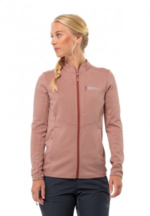 Vestes Polaires Jack Wolfskin Tervern Fz Femme Rose | 79650284